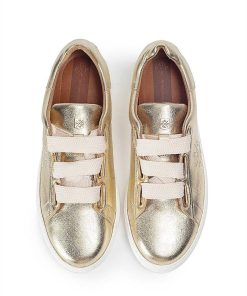 Mujer POPA BRAND Sneakers | Zapatilla Teleno Laminado Platino