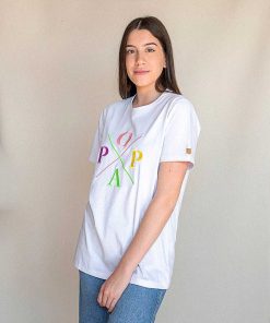 Mujer POPA BRAND Textil | Camiseta Jeanne Color Blanco