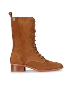 Mujer POPA BRAND Botas | Bota Amanda Serraje Marron