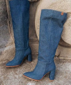 Mujer POPA BRAND Botas | Bota Julieta Jeans Azul