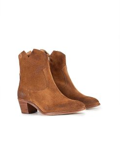 Mujer POPA BRAND Botines | Botin Milan Serraje Muscade