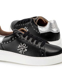 Mujer POPA BRAND Sneakers | Zapatilla Vicort Adornos Negro