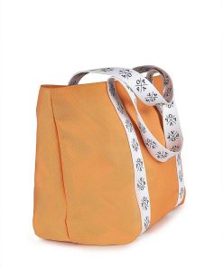 Mujer POPA BRAND Bolsos | Bolso Ester Nylon Naranja