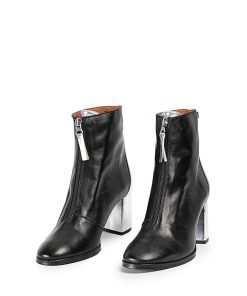 Mujer POPA BRAND Botines | Botin Cleopatra Laminado Negro