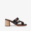 Mujer POPA BRAND Sandalias | Sandalia Molinell Piel Negro