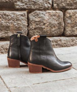 Mujer POPA BRAND Botines | Botin Piper Piel Negro