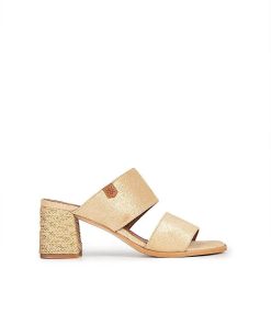 Mujer POPA BRAND Sandalias | Sandalia Tacon Chame Boreal Arena