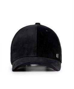 Mujer POPA BRAND Gorras | Gorra Popa Terciopelo Negro