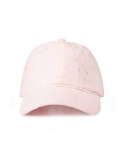 Mujer POPA BRAND Gorras | Gorra Popa Rosa Suede