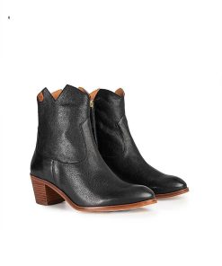 Mujer POPA BRAND Botines | Botin Milan Piel Negro