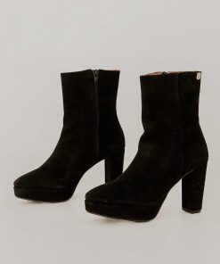 Mujer POPA BRAND Botines | Botin Venus Serraje Negro