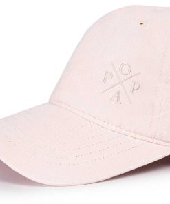 Mujer POPA BRAND Gorras | Gorra Popa Rosa Suede