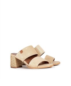 Mujer POPA BRAND Sandalias | Sandalia Tacon Chame Boreal Arena