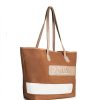 Mujer POPA BRAND Bolsos | Bolso Abril Suede Cuero