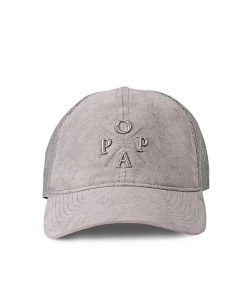 Mujer POPA BRAND Gorras | Gorra Popa Gris Rejilla