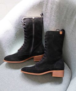 Mujer POPA BRAND Botas | Bota Amanda Serraje Negro