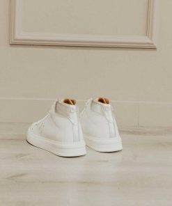 Mujer POPA BRAND Sneakers | Zapatilla Nela Adornos Blanco