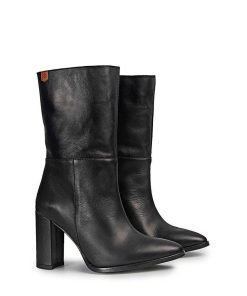 Mujer POPA BRAND Botas | Bota Claudia Piel Negro