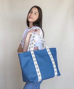 Mujer POPA BRAND Bolsos | Bolso Ester Nylon Azul