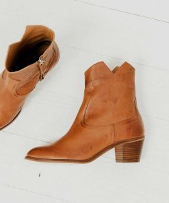 Mujer POPA BRAND Botines | Botin Milan Piel Cuero