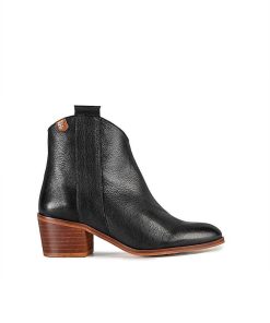 Mujer POPA BRAND Botines | Botin Piper Piel Negro