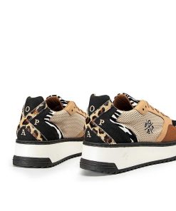 Mujer POPA BRAND Sneakers | Zapatilla Almanzor Animal Negro