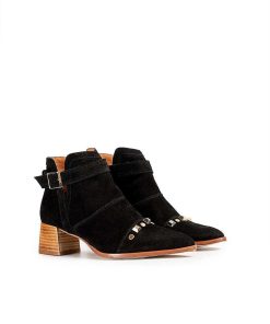 Mujer POPA BRAND Botines | Botin India Adornos Negro